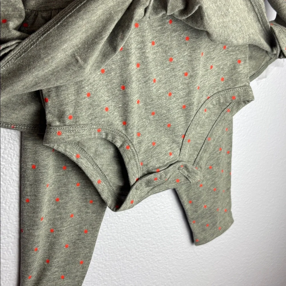 Carters 18 month polkadot onesie ruffled peplum tutu and matching tights